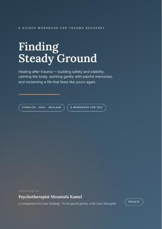 Cover of the Finding Steady Ground trauma recovery workbook